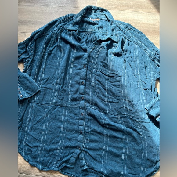 Anthropologie Free People Striped Top- Medium - Picture 1 of 11